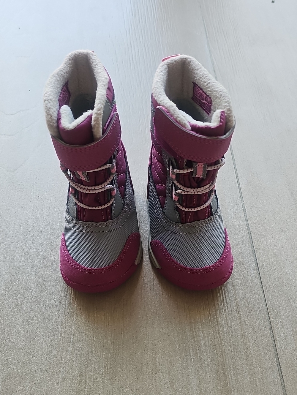 Merrell Kids Pink and Gray Waterproof Winter Boots